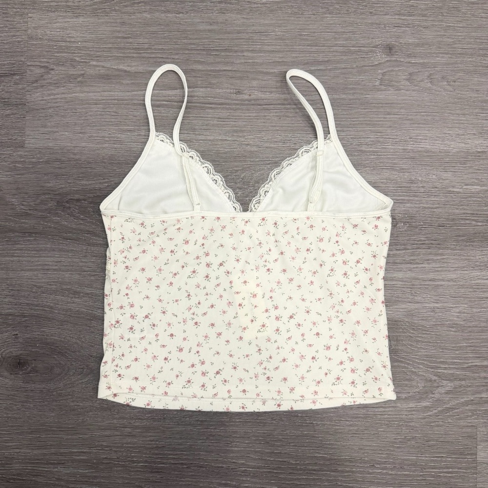 3X$25‼️ NWT Pink Rose Cami Top Size Large - Picture 3 of 3